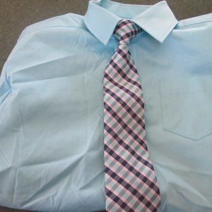 Chaps size 6/7 Boys aqua shirt w/tie